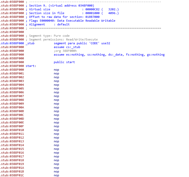 Entrypoint of game executable